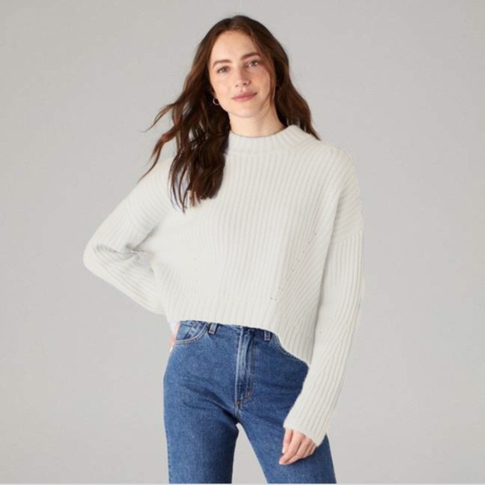 Naadam chunky rib knit wool cashmere sweater